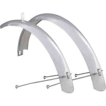 Крылья STELS 24" XDS-TC-0104B-S полноразмерные из нержавеющей стали