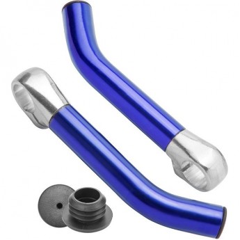 Рога на руль BLF-C1 алюминиевые синие