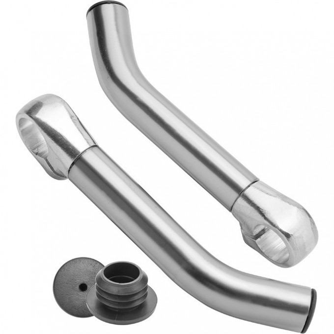 Рога на руль BLF-C2 алюминиевые серебристые 440022