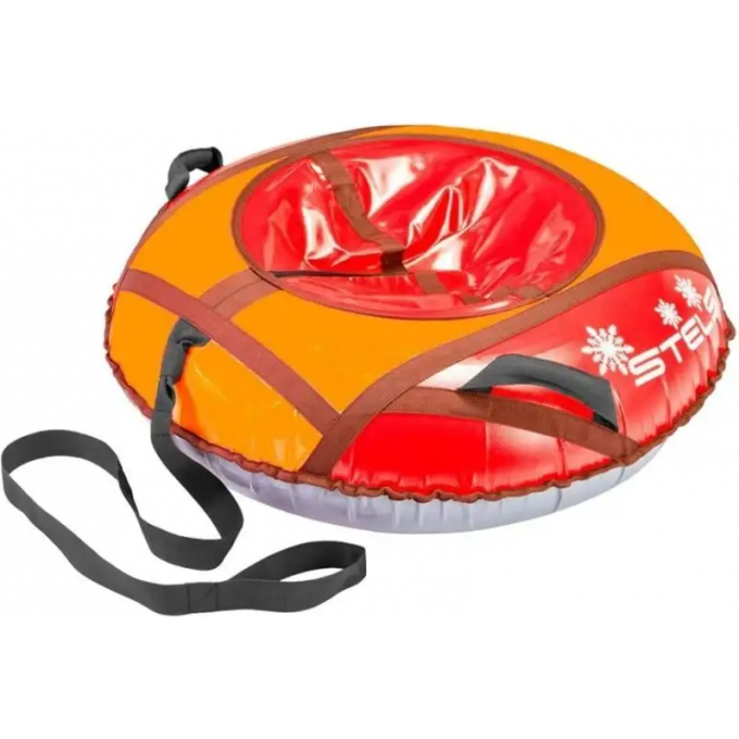 Санки надувные 110 см STELS Тюбинг Оранжевый/Красный 2008281010099