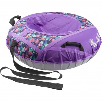Санки надувные STELS D110см, фиолетовые Санки надувные STELS D110см, фиолетовые