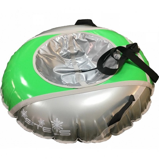 Санки надувные (тюбинг) STELS 125 см, тент без камеры СН040.125, серый/салатовый 2008281044438