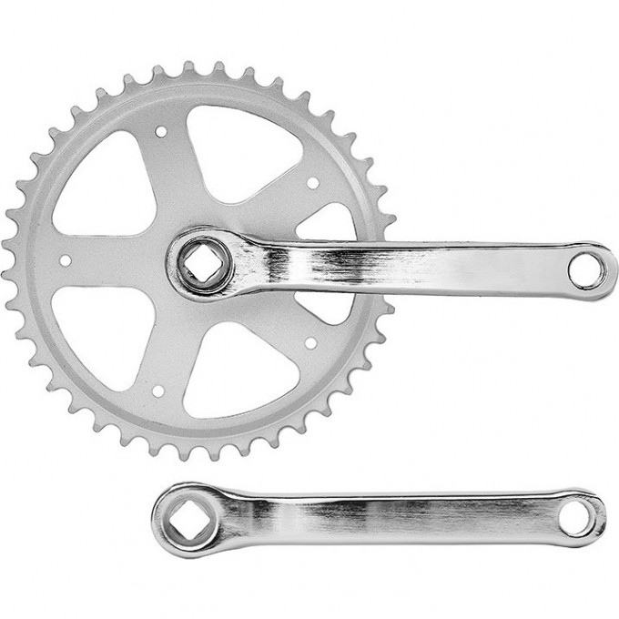 Шатуны HDL-S140 1/2"х3/32" 40Т 152 мм, хромированные 580244