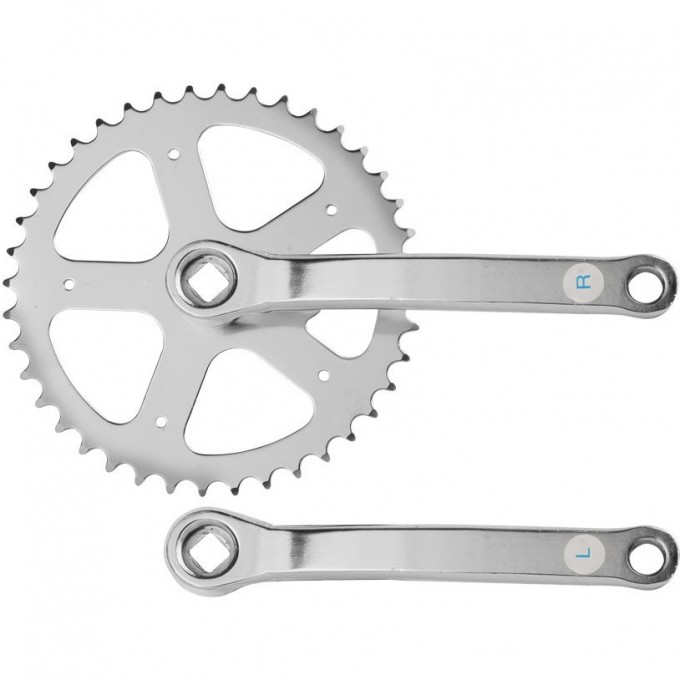 Шатуны #S106 1/2"х1/8" 44Т 165 мм, хромированные 580060