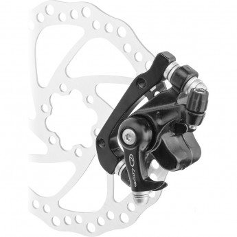 Тормоз дисковый (калипер) LB-DX2012 передний, чёрный, с ротором