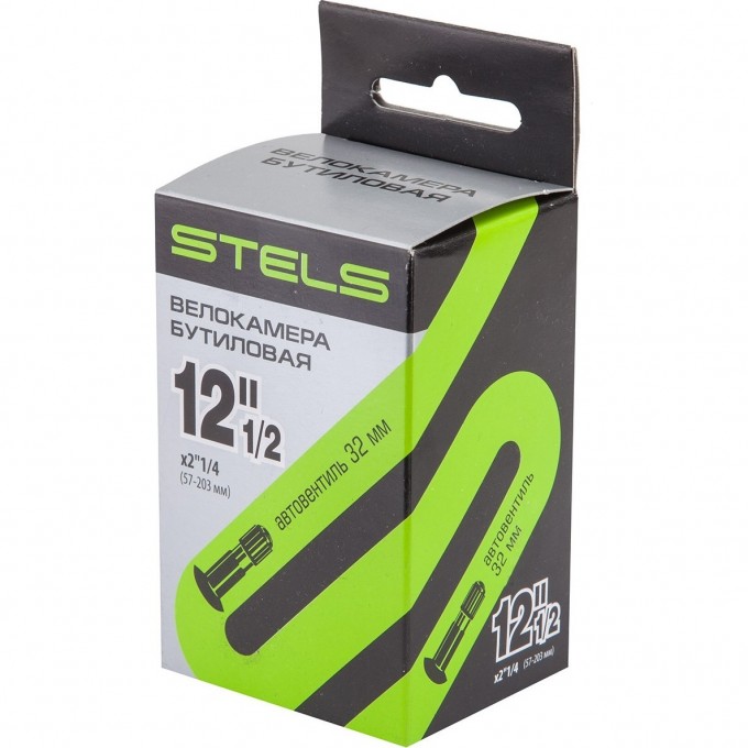 Велокамера STELS/CHAO YANG 12"1/2 x 2"1/4 автовентиль, в инд. упаковке 650005