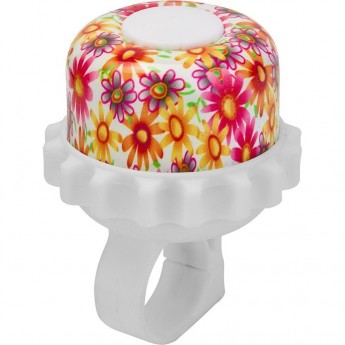 Звонок 23R-05 "Цветы" бело-розовый